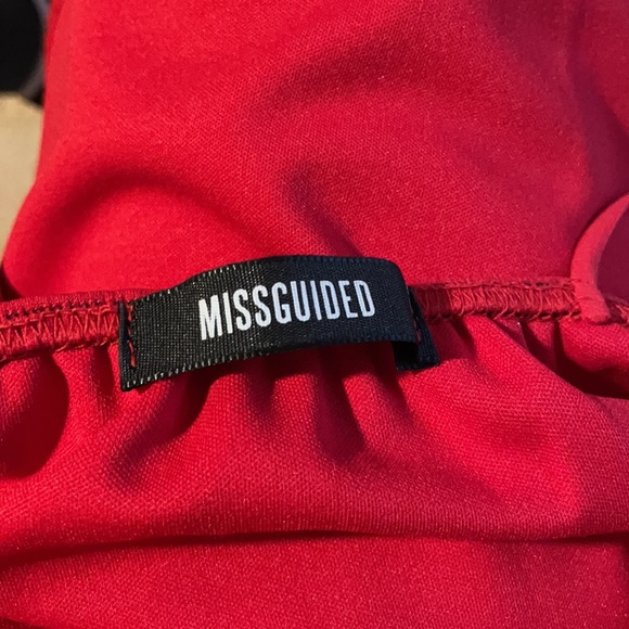 Missguided Red Skater Dress - Picture 3 of 4